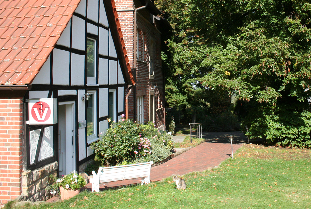 Kleintierpraxis Brandshof Eingang